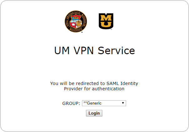 Cisco Anyconnect webpage logon screen